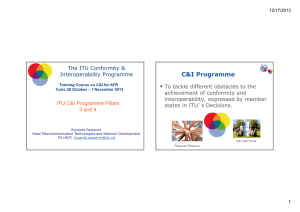 C&amp;I Programme