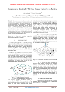 Compressive Sensing In Wireless Sensor Network : A Review  ,