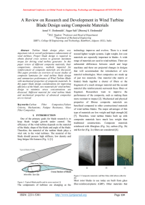 A Review on Research and Development in Wind Turbine