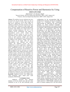 Compensation of Reactive Power and Harmonics by Using DSTATCOM ,