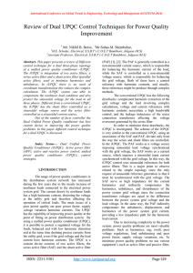 Review of Dual UPQC Control Techniques for Power Quality Improvement