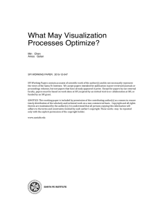 What May Visualization Processes Optimize? Min   Chen Amos   Golan