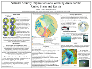 National Security Implications of a Warming Arctic for the Marina Zaiats