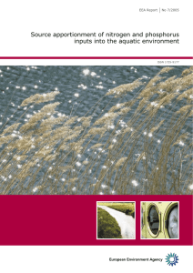 Source apportionment of nitrogen and phosphorus inputs into the aquatic environment