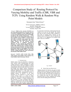 Comparison Study of  Routing Protocol by