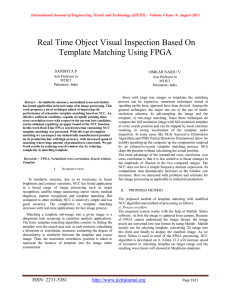 Real Time Object Visual Inspection Based On Template Matching Using FPGA