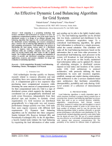 An Effective Dynamic Load Balancing Algorithm for Grid System