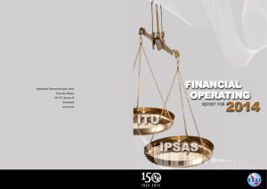 2014 ITU IPSAS FINANCIAL