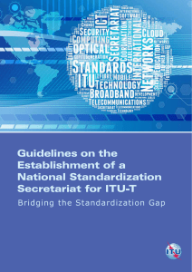 Guidelines on the Establishment of a National Standardization Secretariat for ITU-T