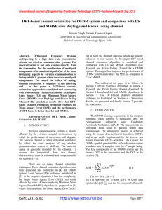 DFT-based channel estimation for OFDM system and comparison with LS