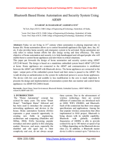 Bluetooth Based Home Automation and Security System Using ARM9