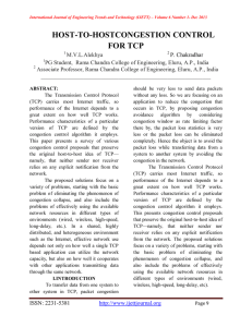 HOST-TO-HOSTCONGESTION CONTROL FOR TCP