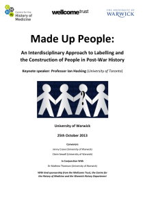 Made Up People: An Interdisciplinary Approach to Labelling and