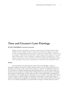 Time and Cézanne’s Later Paintings