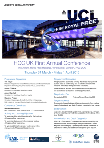 HCC UK First Annual Conference