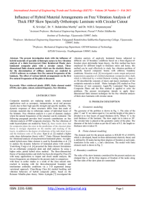 Influence of Hybrid Material Arrangements on Free Vibration Analysis of