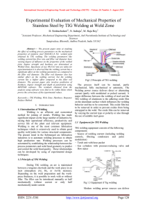 Experimental Evaluation of Mechanical Properties of D. Simhachalam , N. Indraja