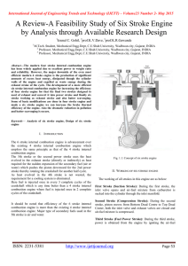 A Review-A Feasibility Study of Six Stroke Engine