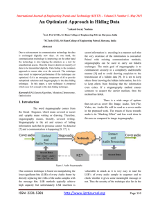 An Optimized Approach in Hiding Data