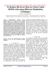 To Reduce Bit Error Rate in Turbo Coded Techniques 6