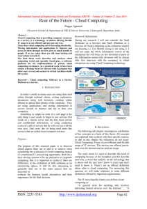 Roar of the Future - Cloud Computing 2 — Pragya Agrawal