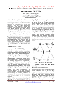 A Review on Denial of service attacks and their counter 2