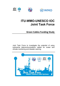 ITU-WMO-UNESCO IOC Joint Task Force Green Cables Funding Study