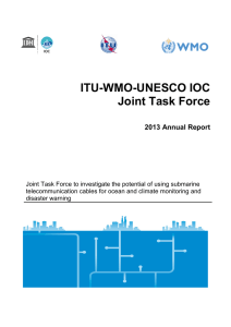 ITU-WMO-UNESCO IOC Joint Task Force 2013 Annual Report