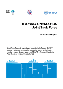 ITU-WMO-UNESCO/IOC Joint Task Force 2015 Annual Report