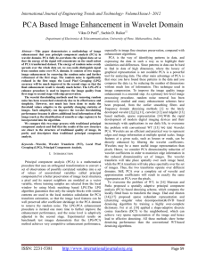 PCA Based Image Enhancement in Wavelet Domain  —