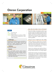 Omron Corporation case study