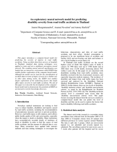 An exploratory neural network model for predicting in Thailand