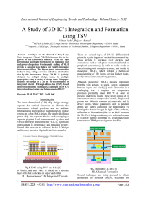 A Study of 3D IC’s Integration and Formation using TSV