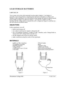 LEAD STORAGE BATTERIES