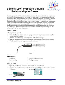 Boyle’s Law: Pressure-Volume Relationship in Gases