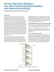 No Pain, High Gain: Building a Low-Noise Instrumentation Amplifier with Nanovolt Sensitivity