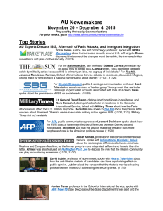 AU Newsmakers Top Stories – December 4, 2015 November 20