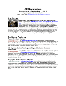 AU Newsmakers Top Stories – September 11, 2015 September 4