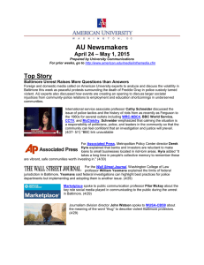 AU Newsmakers Top Story – May 1, 2015 April 24