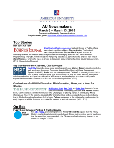 AU Newsmakers Top Stories – March 13, 2015 March 6