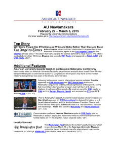 AU Newsmakers Top Story – March 6, 2015 February 27