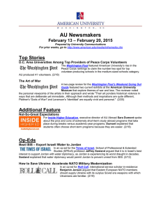 AU Newsmakers Top Stories – February 20, 2015 February 13