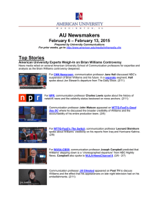 AU Newsmakers Top Stories – February 13, 2015 February 6