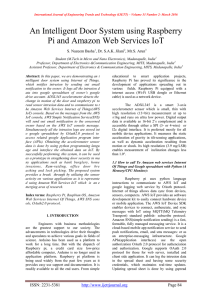 An Intelligent Door System using Raspberry  S. Nazeem Basha