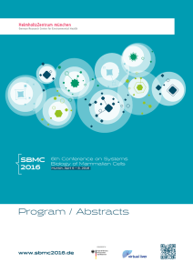Program / Abstracts www.sbmc2016.de