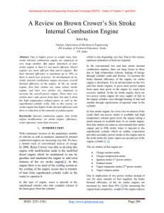 A Review on Brown Crower‟s Six Stroke Internal Combustion Engine Rohit Raj