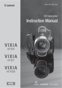 PY CO Instruction Manual HD Camcorder