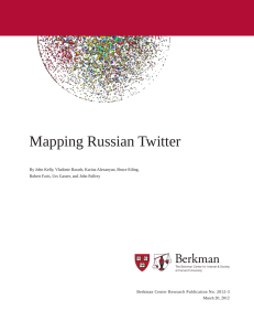 Mapping Russian Twitter