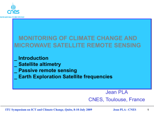 MONITORING OF CLIMATE CHANGE AND MICROWAVE SATELLITE REMOTE SENSING _ Introduction