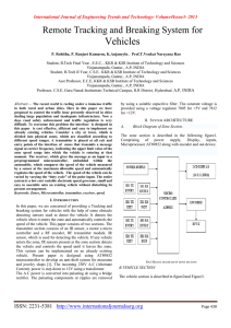 Remote Tracking and Breaking System for